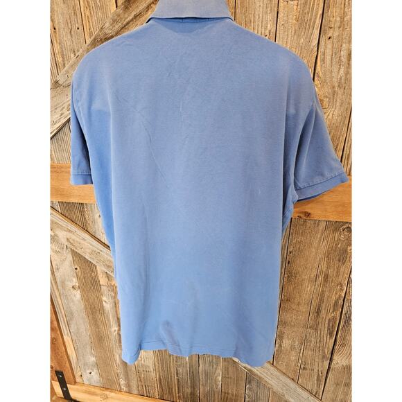 Polo ralph lauren size XL Blue men's polo short sleeve Casual cmeveryday *FLAW*^ - Picture 2 of 6